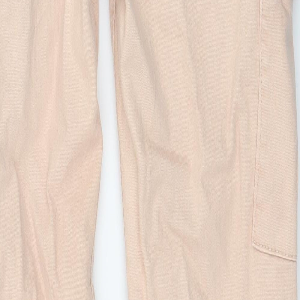 Mango Womens Pink  Denim Skinny Jeans Size 10 L30 in