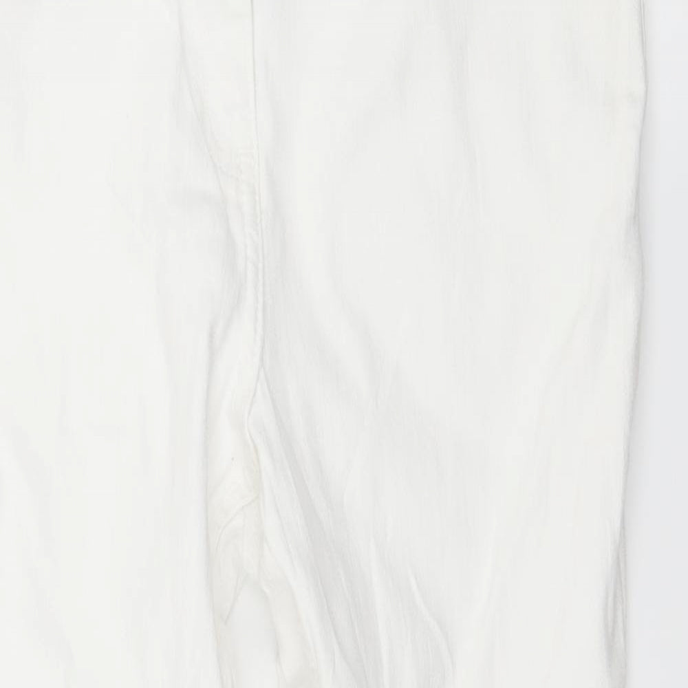 NEXT Womens White  Denim Skinny Jeans Size 10 L26 in