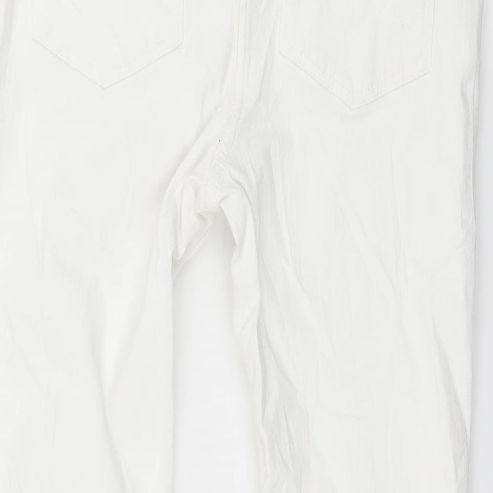 NEXT Womens White  Denim Skinny Jeans Size 10 L26 in