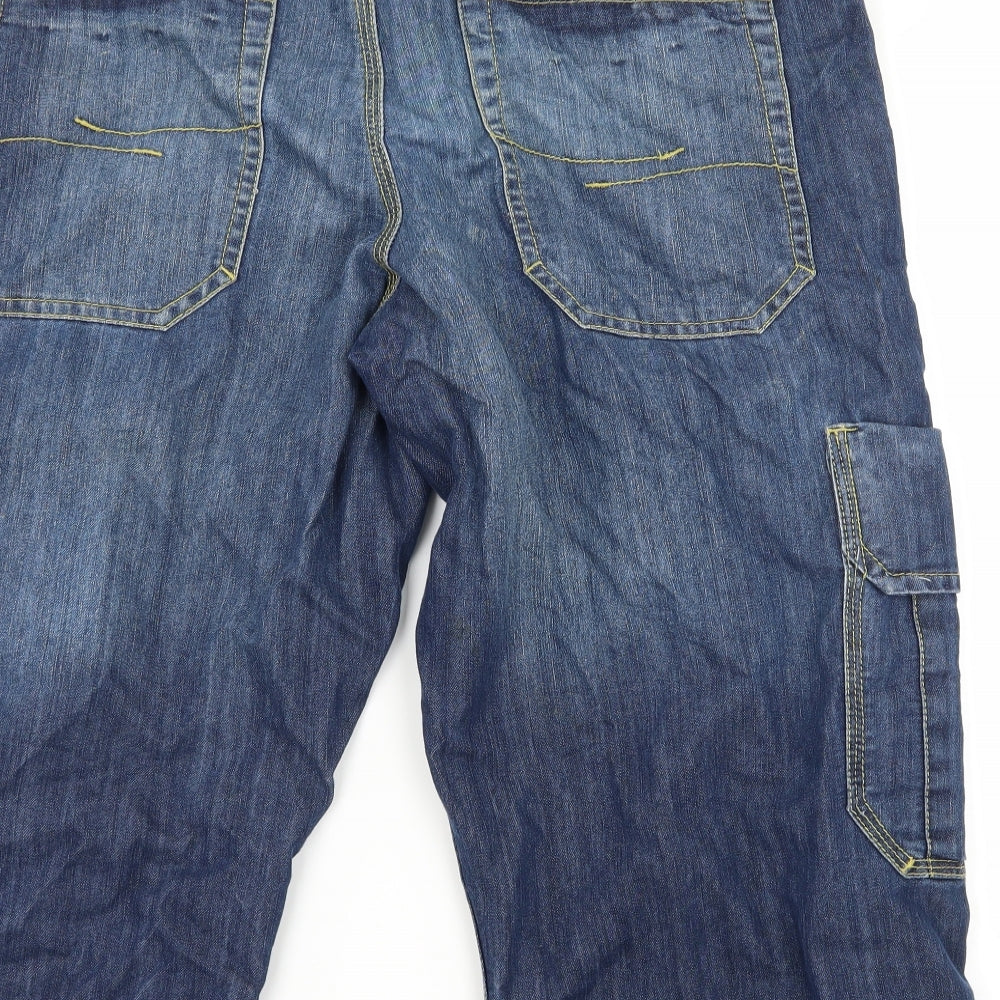 Denim & Co. Mens Blue  Denim Bermuda Shorts Size 36 in