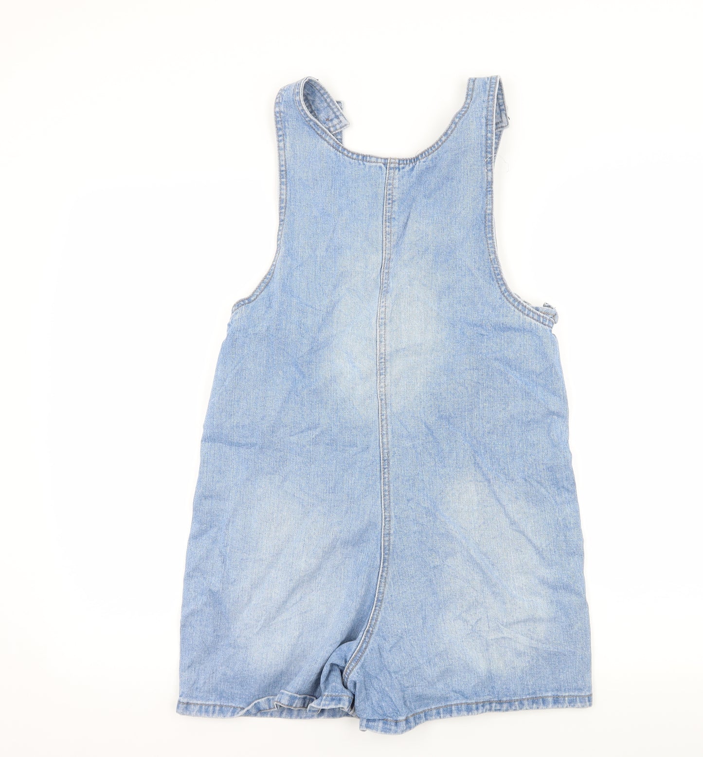 NEXT Womens Blue  Denim Dungaree One-Piece Size 8 L3 in