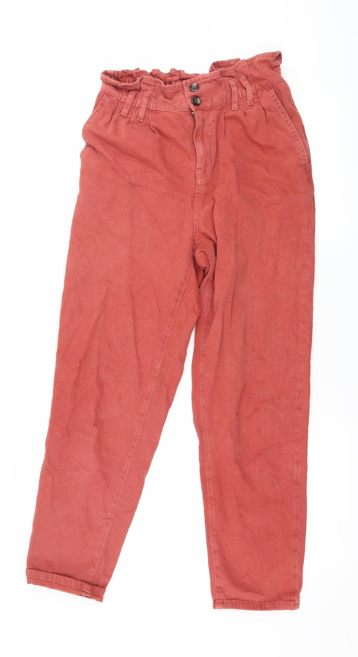 Denim & Co. Womens Red Denim Bootcut Jeans Size 8 L26 in