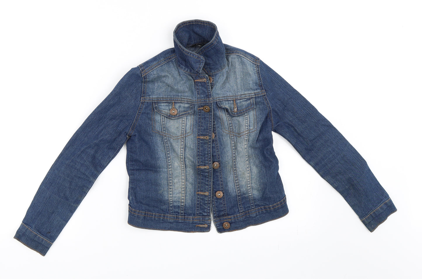 George Girls Blue  Denim Jacket  Size 8-9 Years