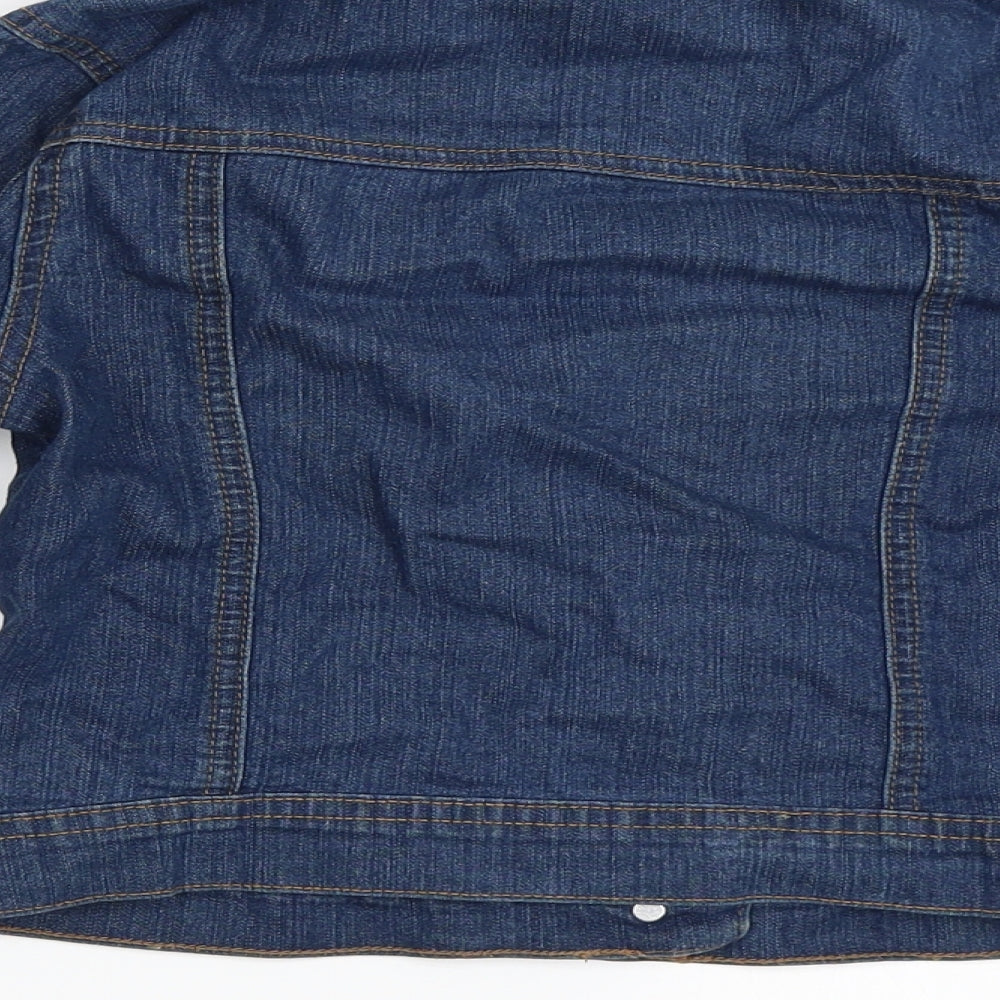 George Girls Blue  Denim Jacket  Size 8-9 Years