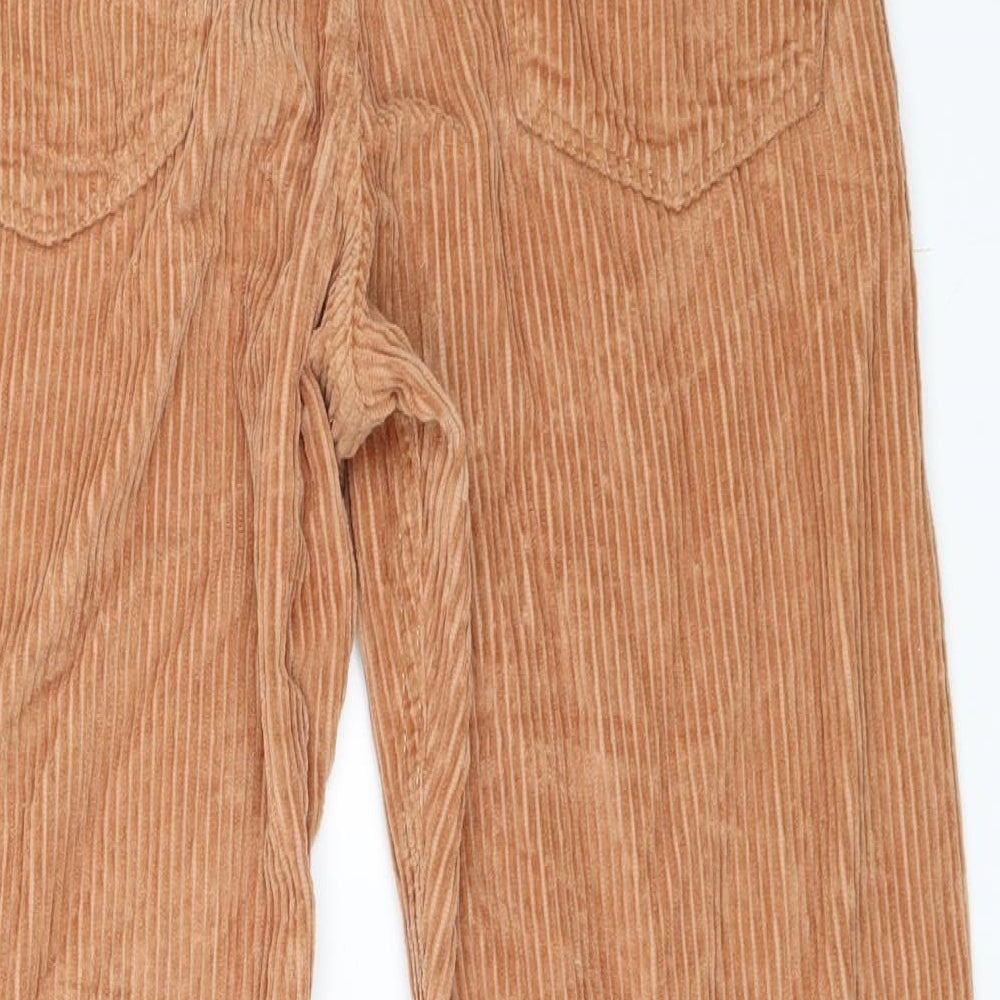 ASOS Womens Orange  Corduroy Trousers  Size 30 in L32 in
