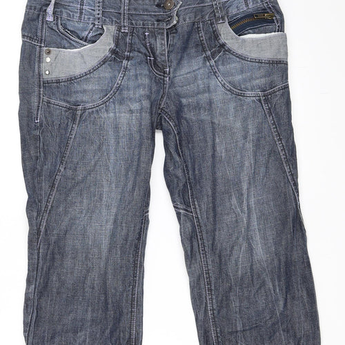 NEXT Womens Blue  Denim Cropped Jeans Size 12 L21 in