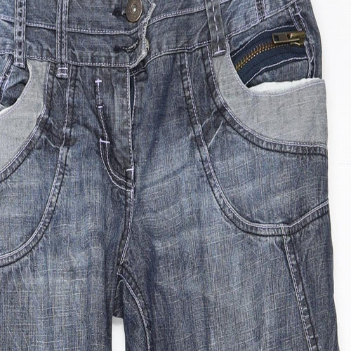 NEXT Womens Blue  Denim Cropped Jeans Size 12 L21 in