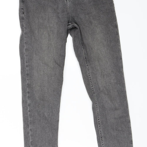 Topshop Womens Grey  Denim Skinny Jeans Size 25 in L30 in
