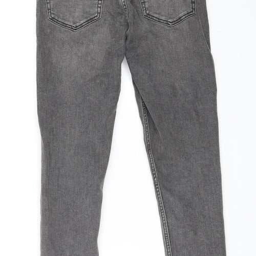 Topshop Womens Grey  Denim Skinny Jeans Size 25 in L30 in