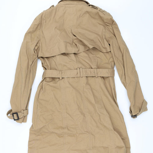 Mango Womens Beige   Trench Coat Coat Size L