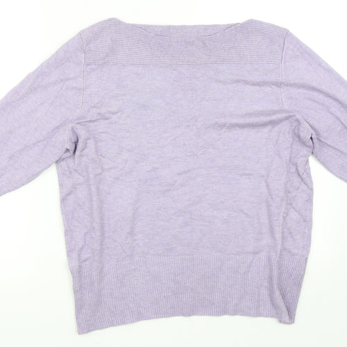 Roman Womens Purple   Pullover Jumper Size 18