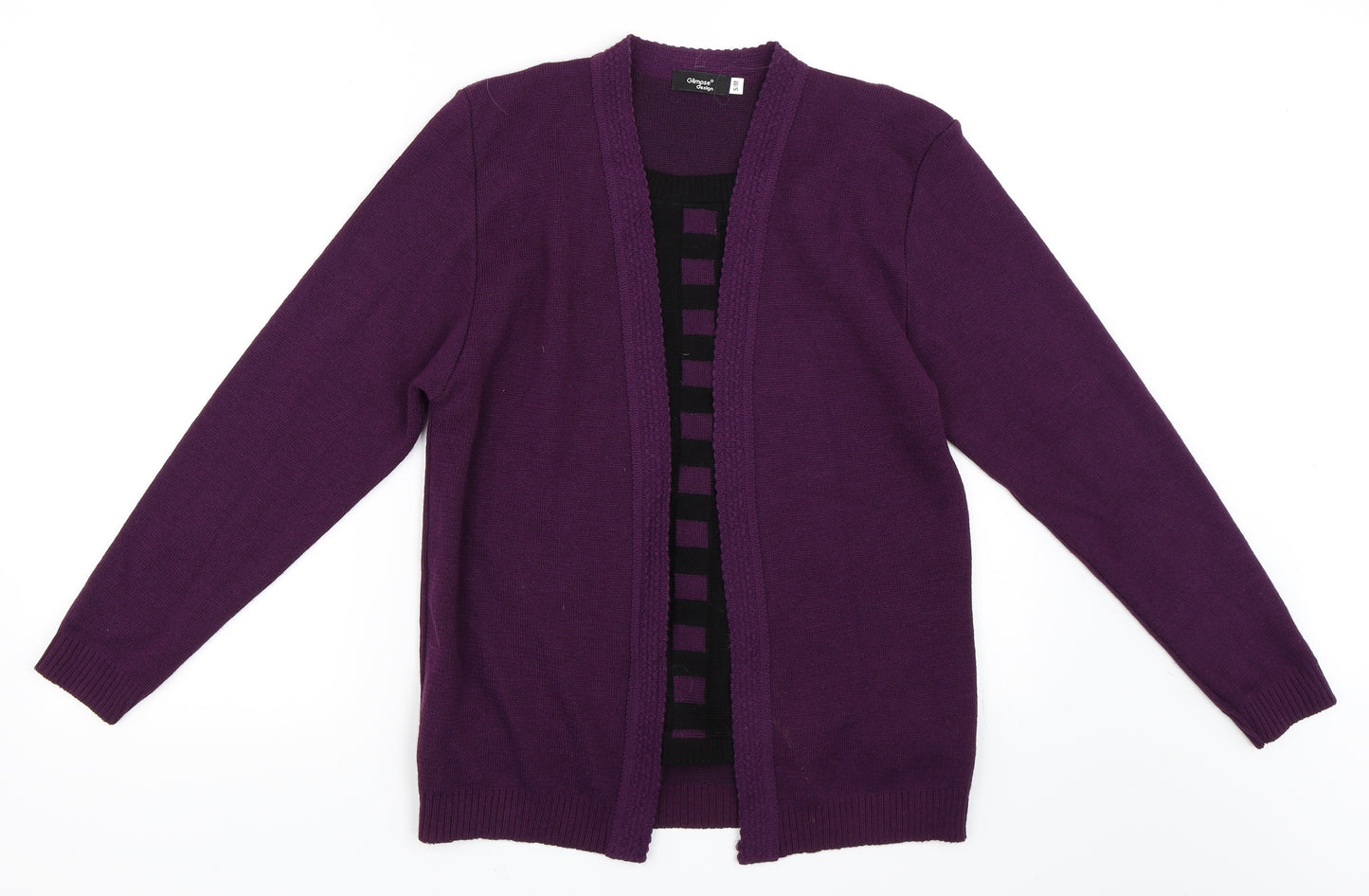Glimpse Design Womens Purple   Cape Jumper Size M
