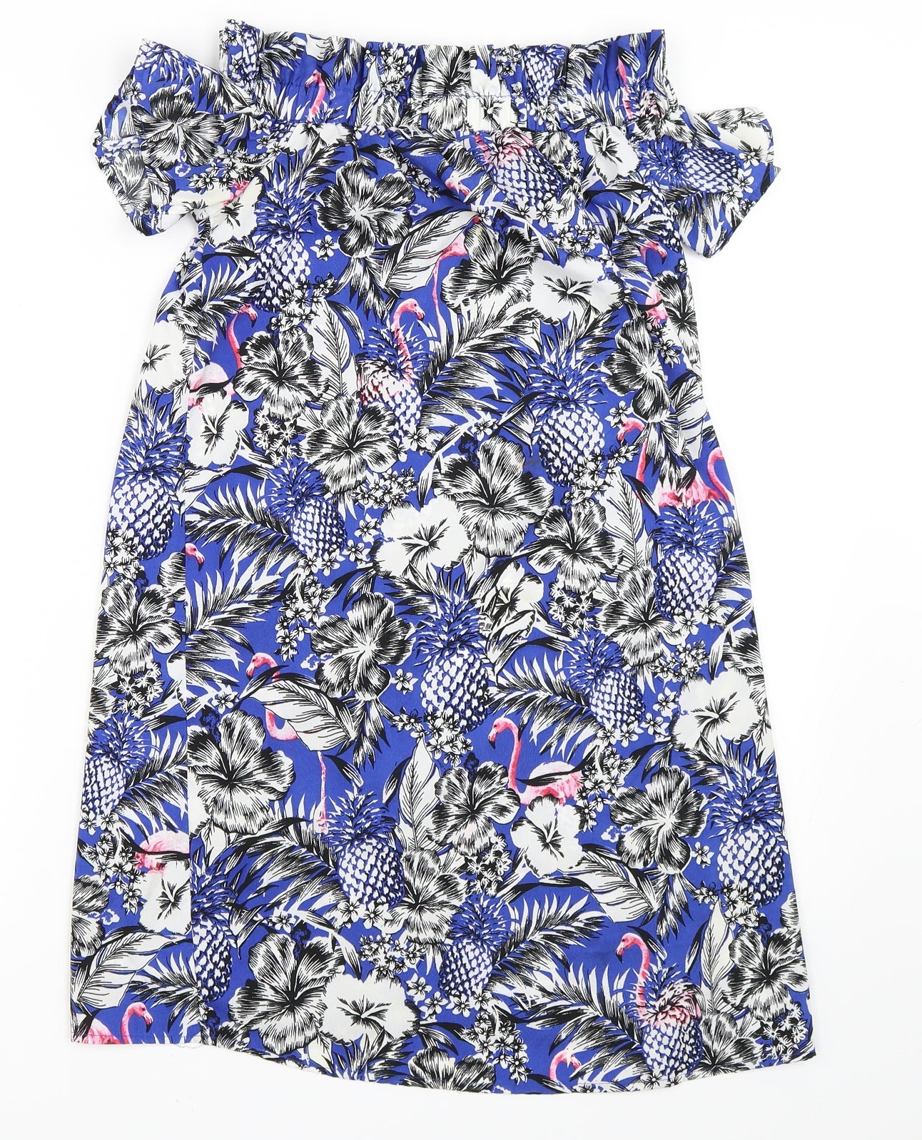 Atmosphere Womens Blue Floral  Shift  Size 4