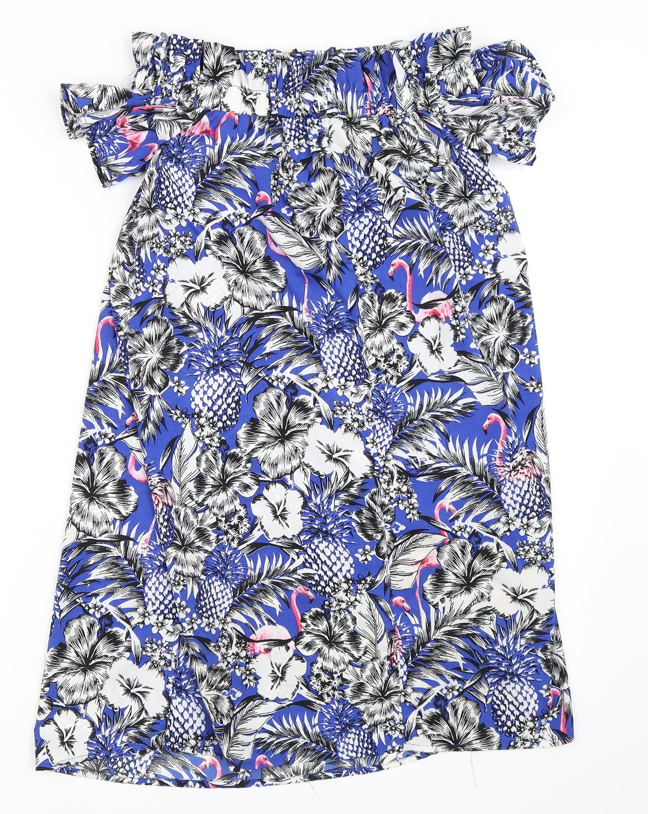 Atmosphere Womens Blue Floral  Shift  Size 4