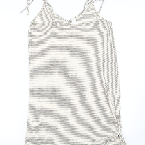 H&M Womens Beige Striped  Camisole T-Shirt Size S