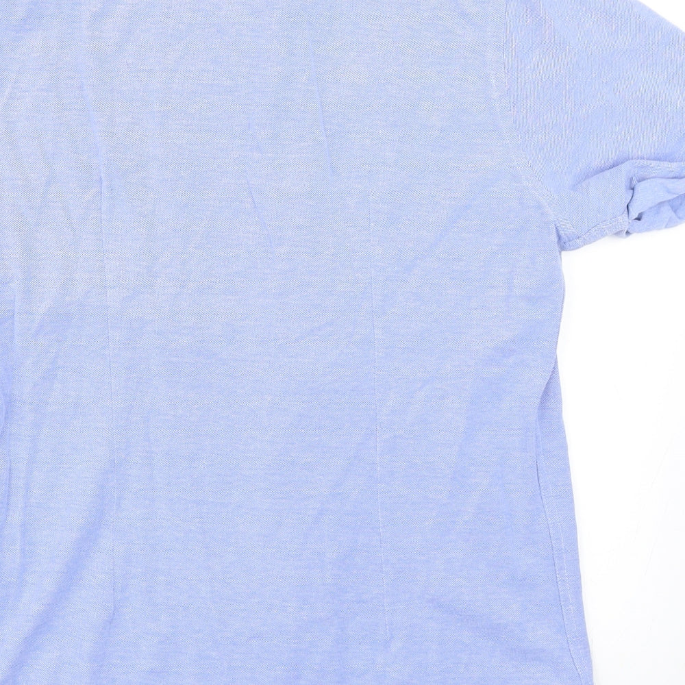 Zara Mens Blue    Button-Up Size M