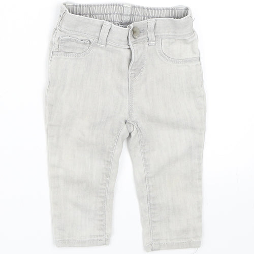 Gap Girls Grey   Capri Jeans Size 6-9 Months