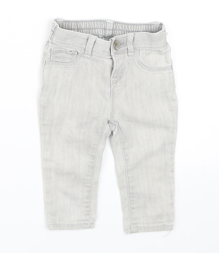 Gap Girls Grey Capri Jeans Size 6-9 Months