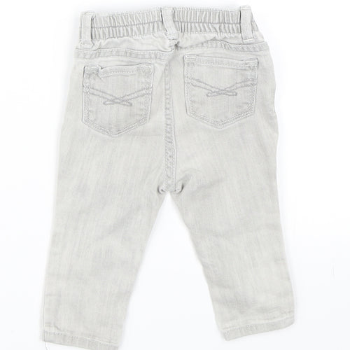 Gap Girls Grey   Capri Jeans Size 6-9 Months