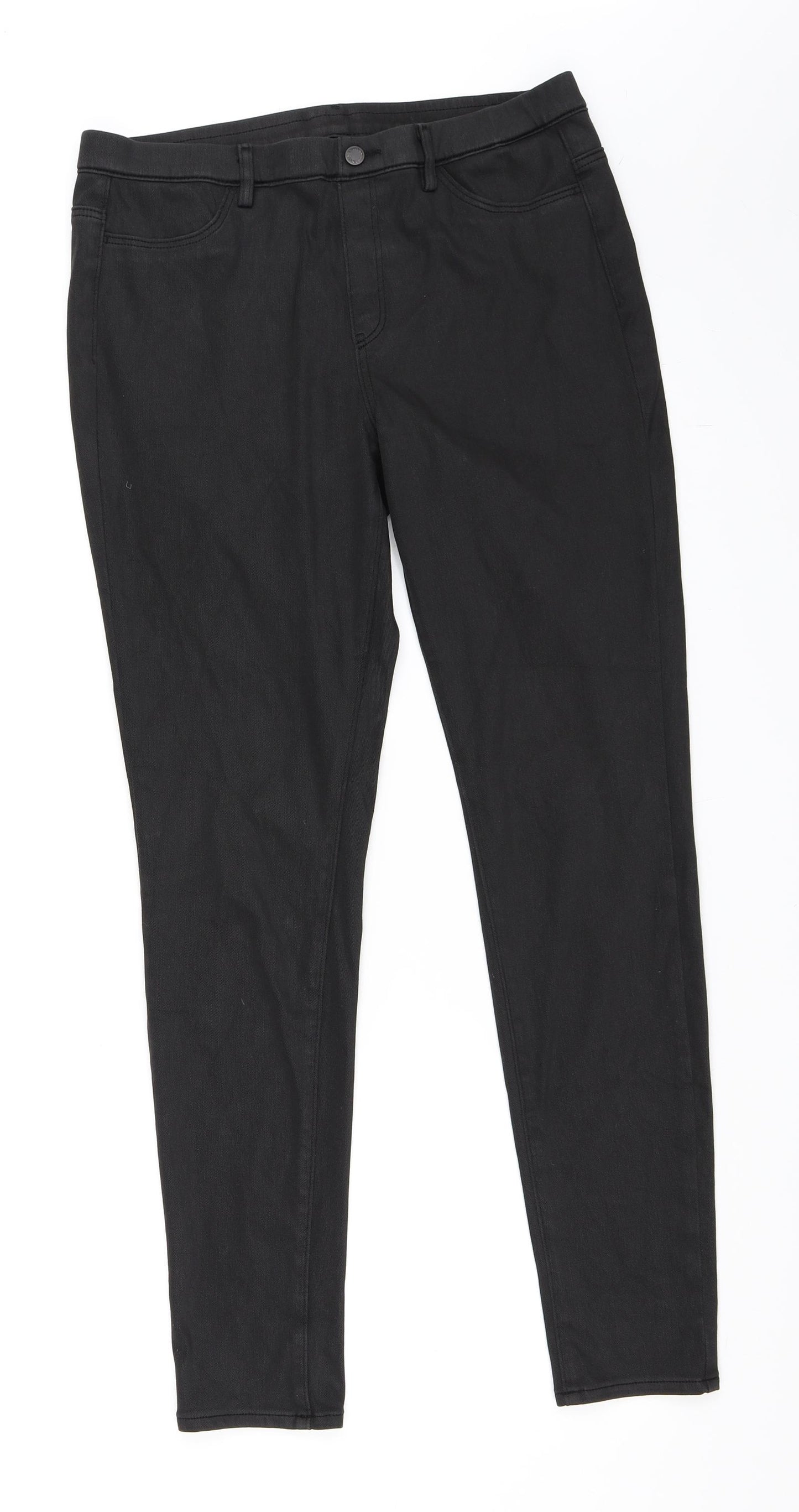 UNI QLO Womens Black   Jegging Jeans Size L L29 in