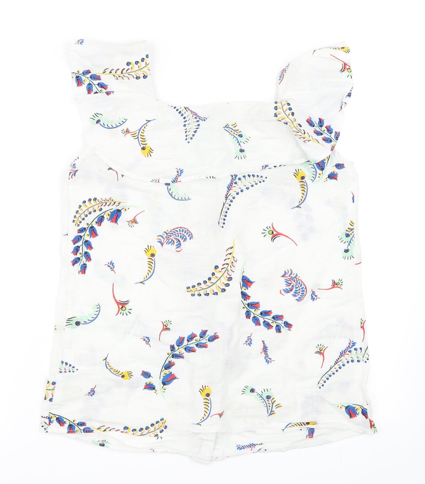 Per Una Womens White   Basic Blouse Size 8