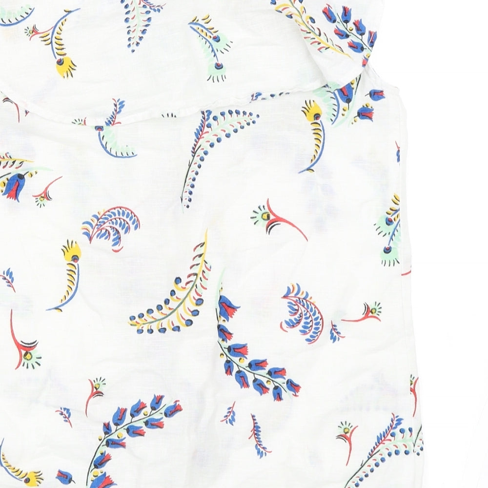 Per Una Womens White   Basic Blouse Size 8
