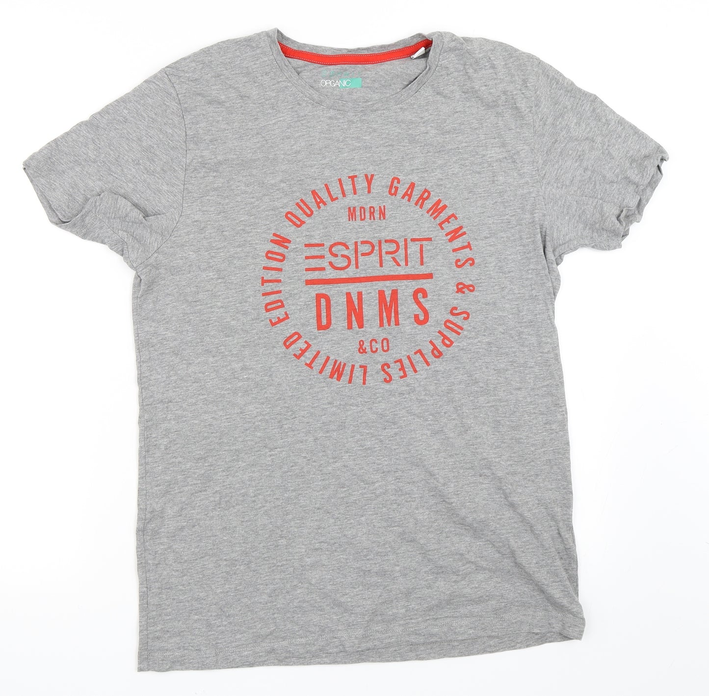 Esprit Mens Grey    T-Shirt Size M