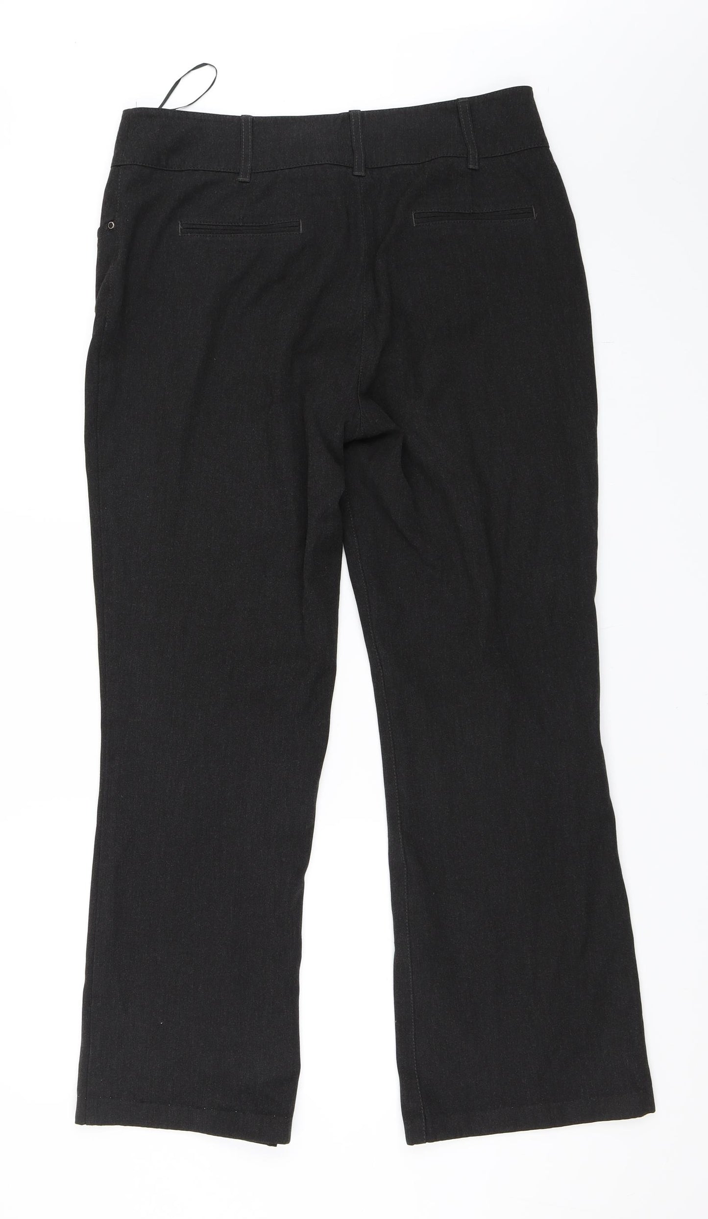 Per Una Womens Black   Trousers  Size 14 L29 in