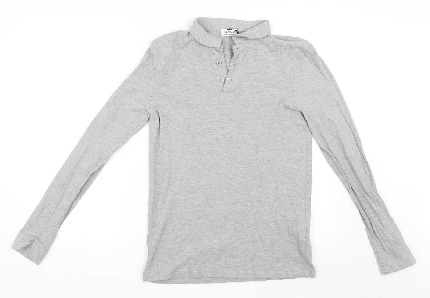 Topman Mens Grey    Polo Size S