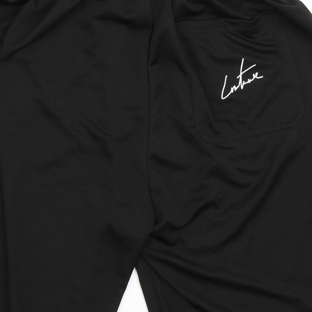 The Couture Club Mens Black   Sweat Shorts Size L