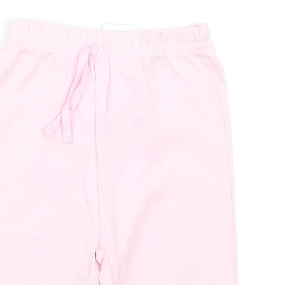 Ladybird Girls Pink   Jogger Trousers Size 0-3 Months
