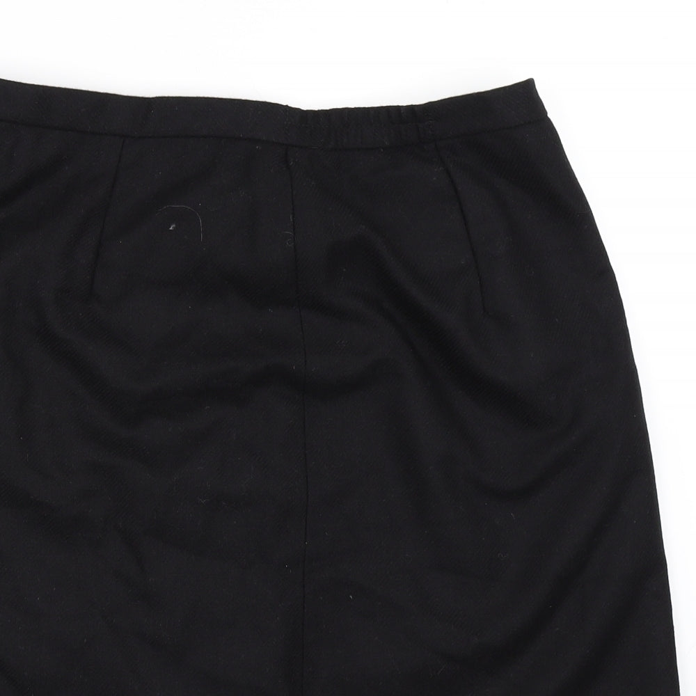 Rowlands Womens Black   Straight & Pencil Skirt Size 18