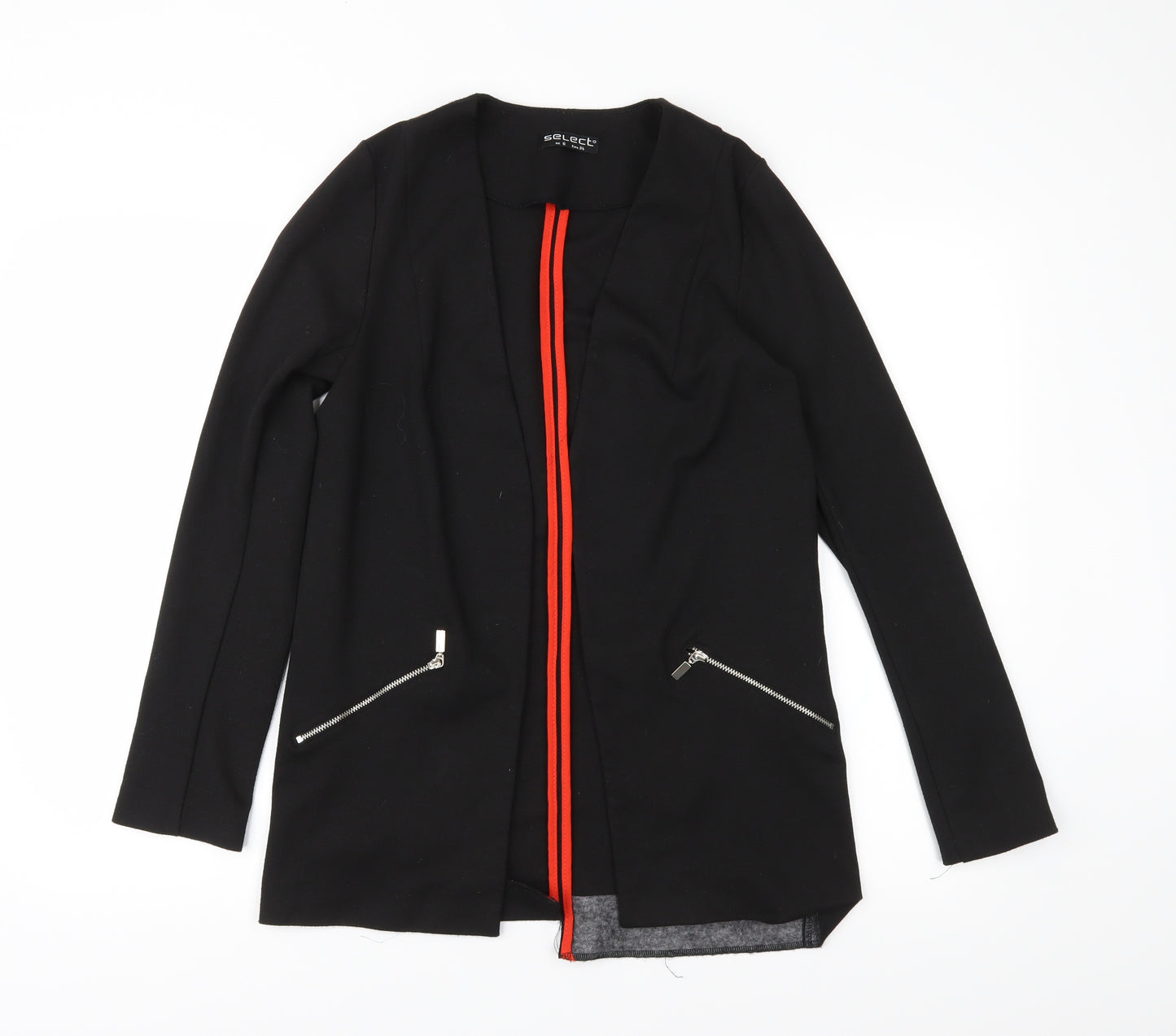 Select Womens Black  Jersey Jacket  Size 6
