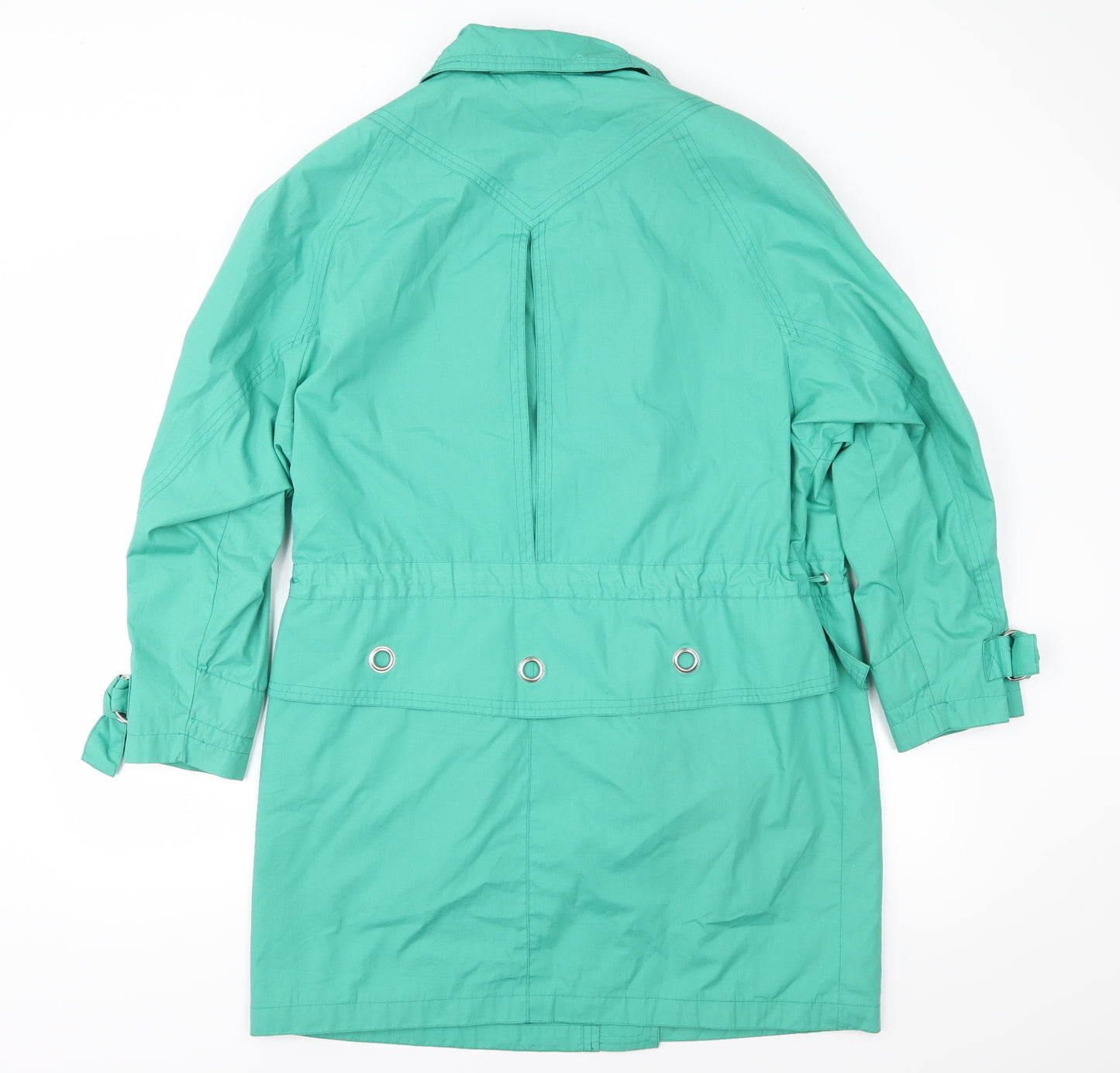 House of Fraser Womens Green   Anorak Coat Size 10