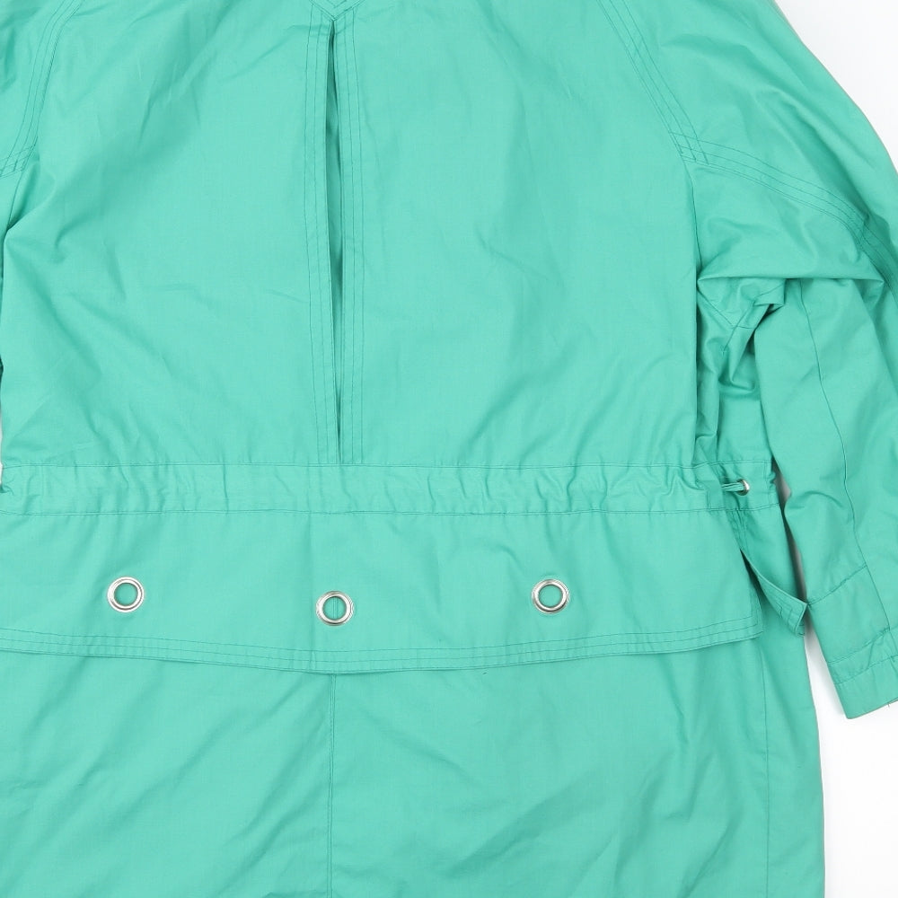 House of Fraser Womens Green   Anorak Coat Size 10