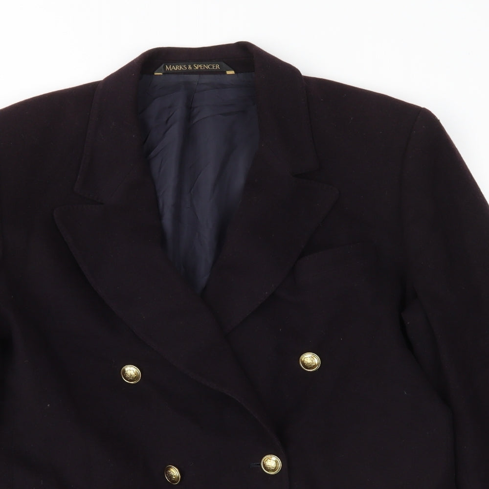 St Michael Womens Blue   Jacket Blazer Size 14