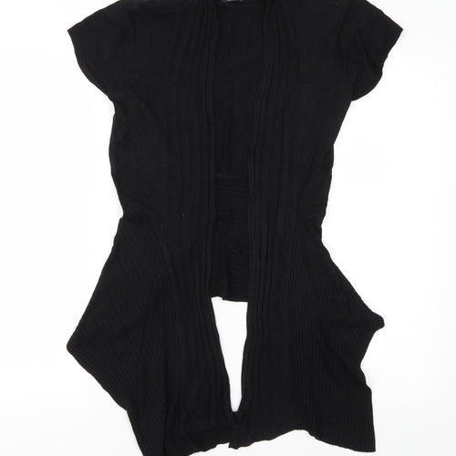 F&F Womens Black  Knit Cardigan Jumper Size 12