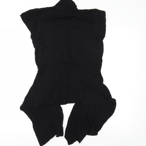 F&F Womens Black  Knit Cardigan Jumper Size 12