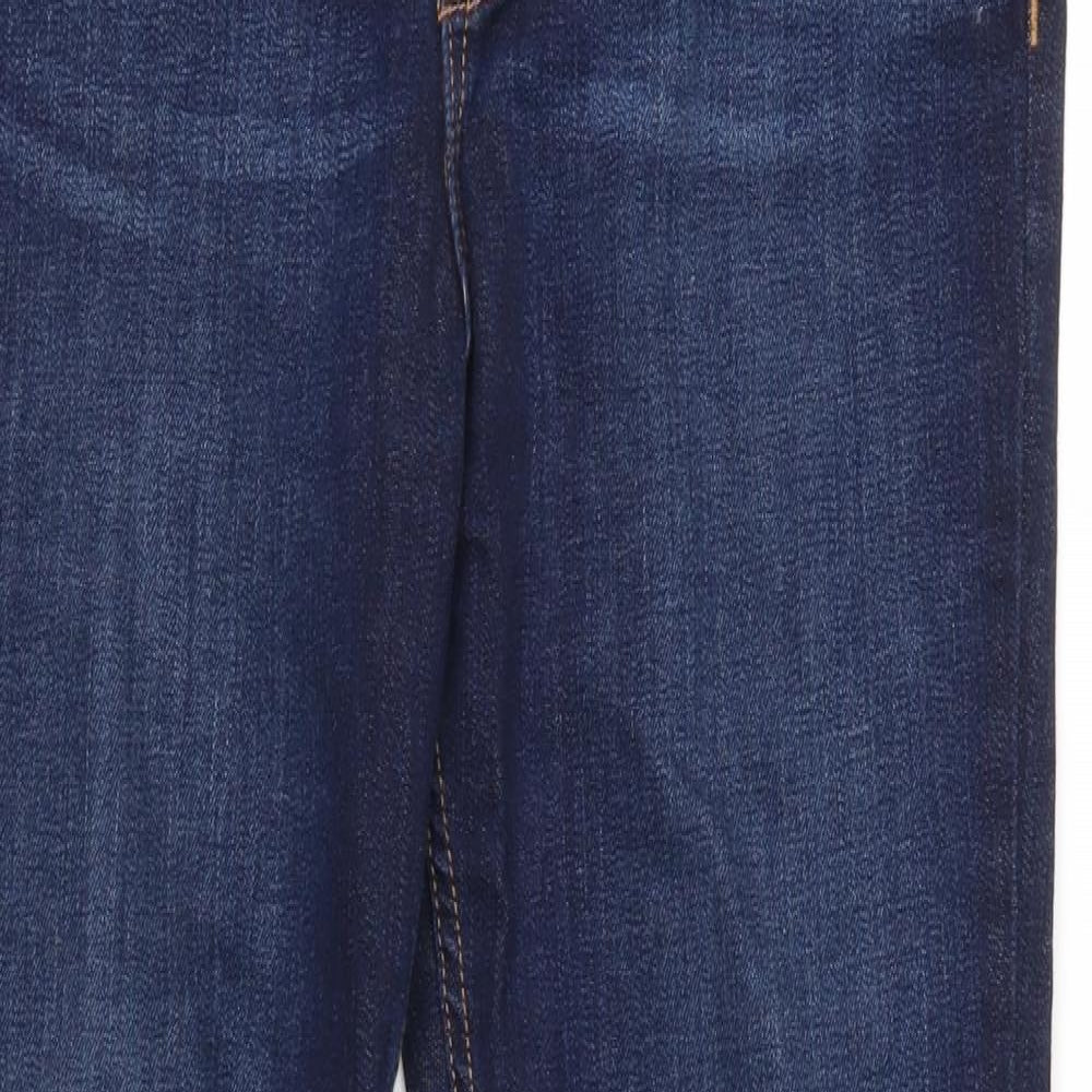 Marks and Spencer Womens Blue  Denim Skinny Jeans Size 12 L29 in
