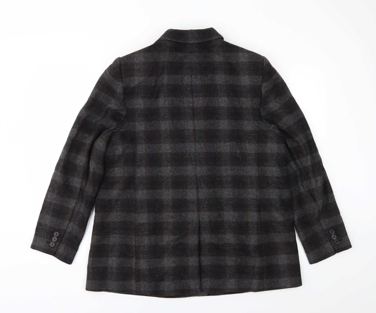 Autograph Womens Grey Check Tweed Jacket  Size 16