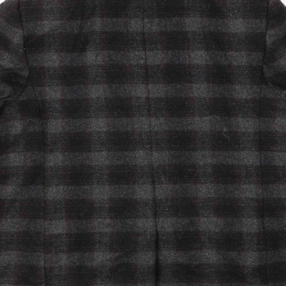 Autograph Womens Grey Check Tweed Jacket  Size 16
