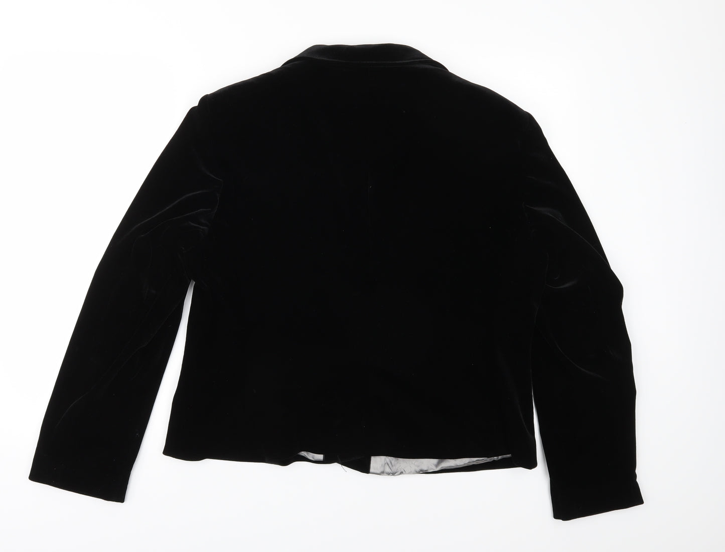 F&F Womens Black  Velvet Jacket  Size 20