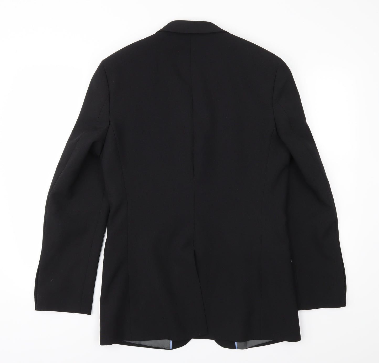 George Mens Black   Jacket Suit Jacket Size 36