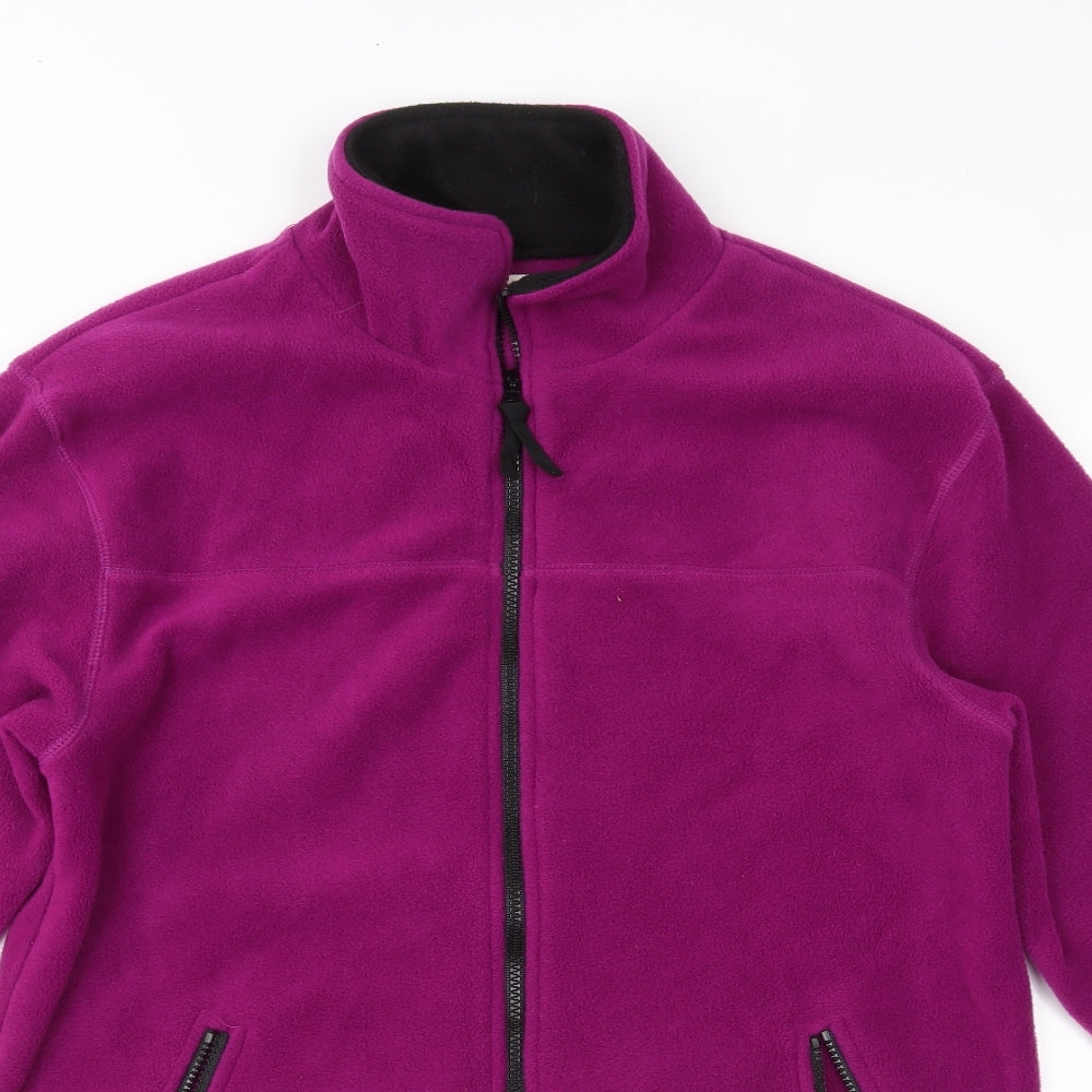 Bonmarché Womens Purple  Fleece Jacket  Size S