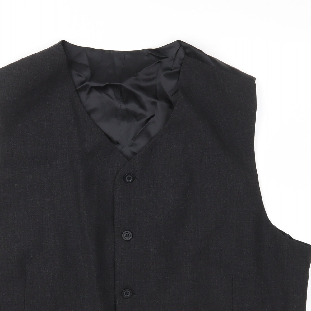 Tom English Mens Grey   Jacket Suit Waistcoat Size 48