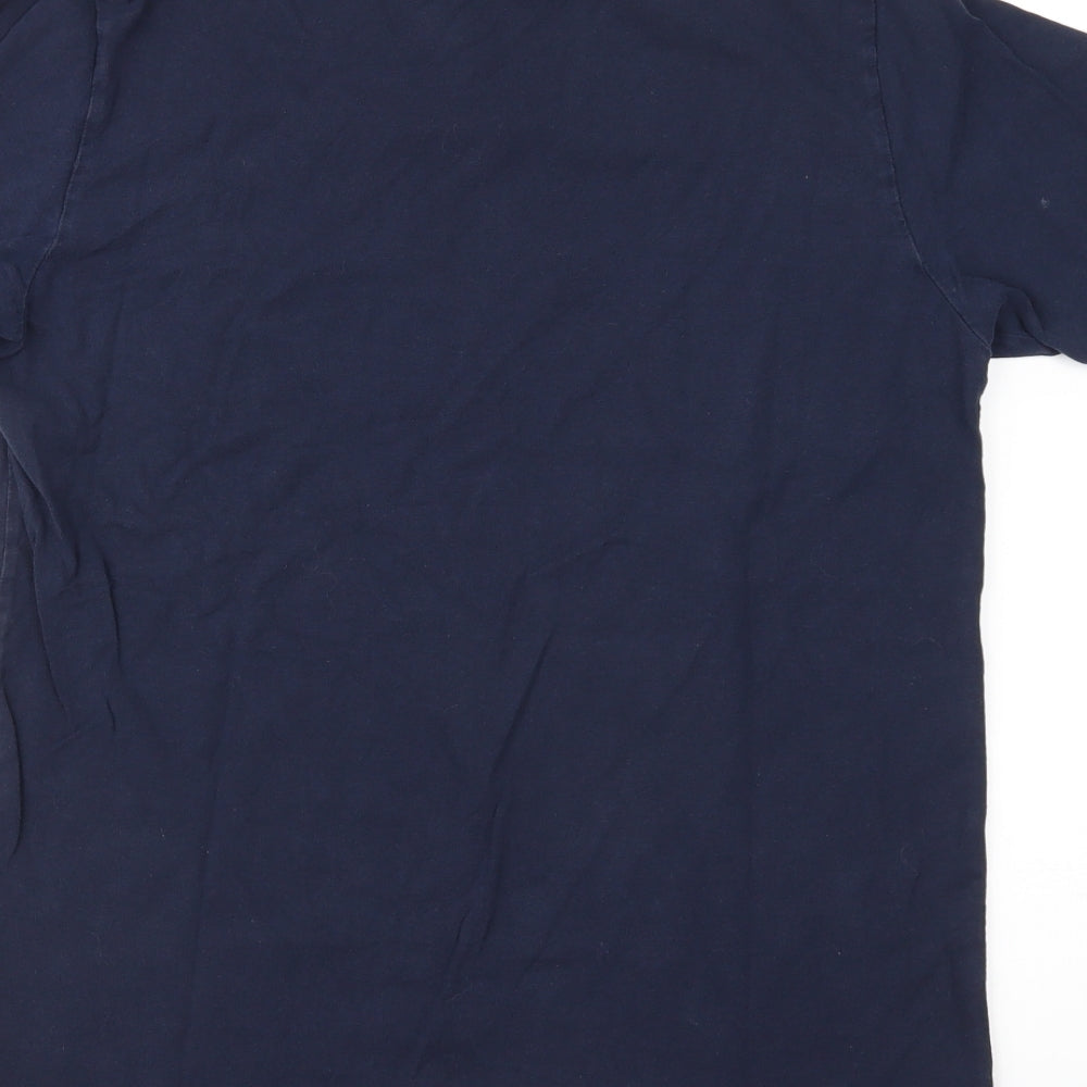 Ben Sherman Mens Blue  Jersey  T-Shirt Size S