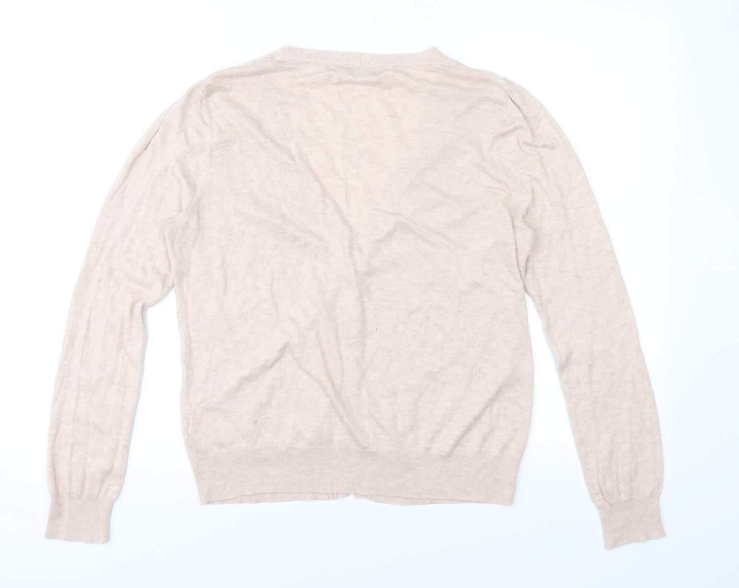 Definitions Womens Pink  Knit Cardigan Jumper Size 14