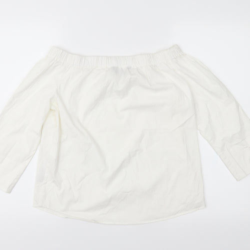 Zara Womens White   Basic Blouse Size S