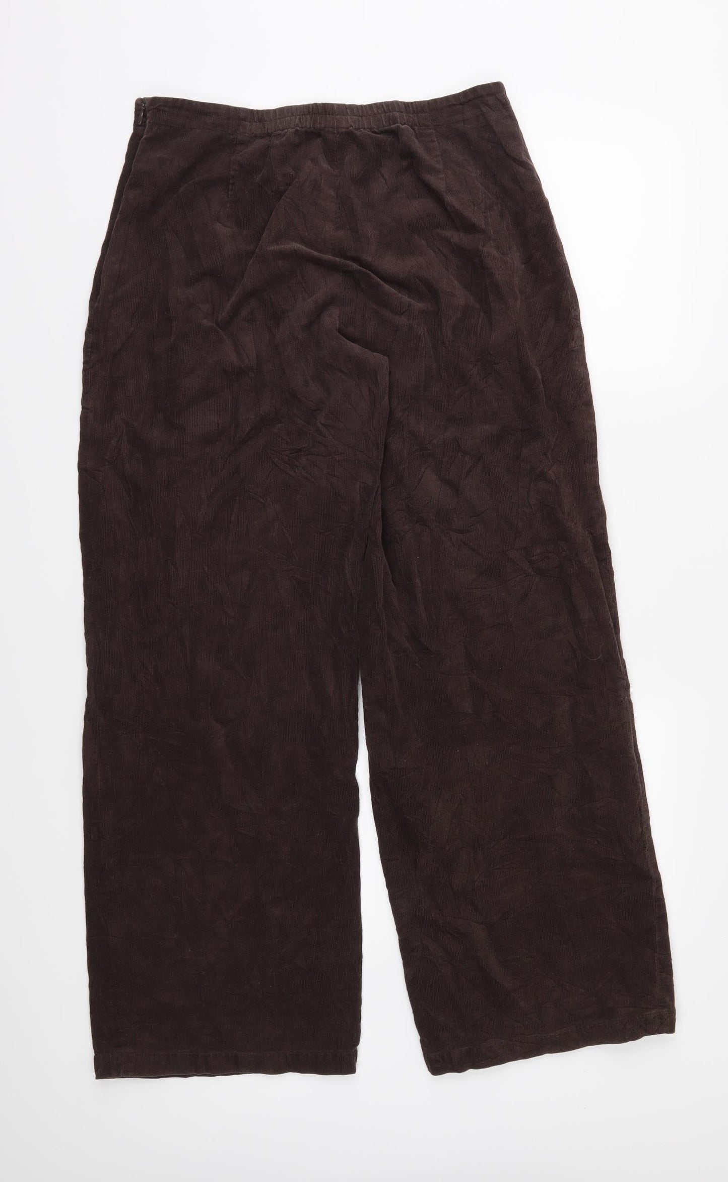 Senas Womens Brown  Corduroy Trousers  Size M L30 in
