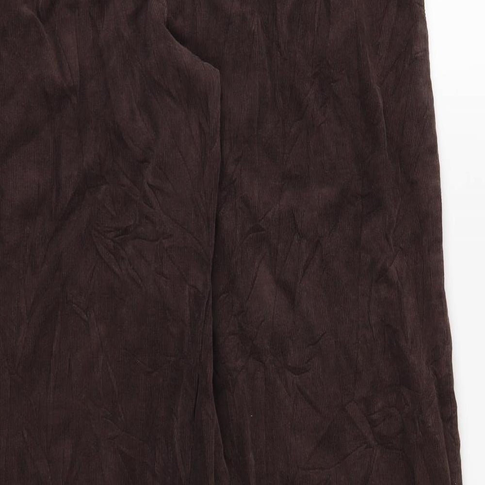 Senas Womens Brown  Corduroy Trousers  Size M L30 in